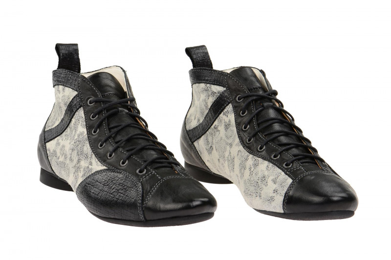 Think Guad Stiefelette schwarz weiß 6-86288-09