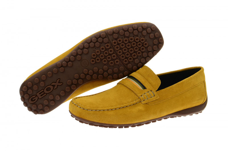 Geox Snake Mokassin Slipper gelb U5207A