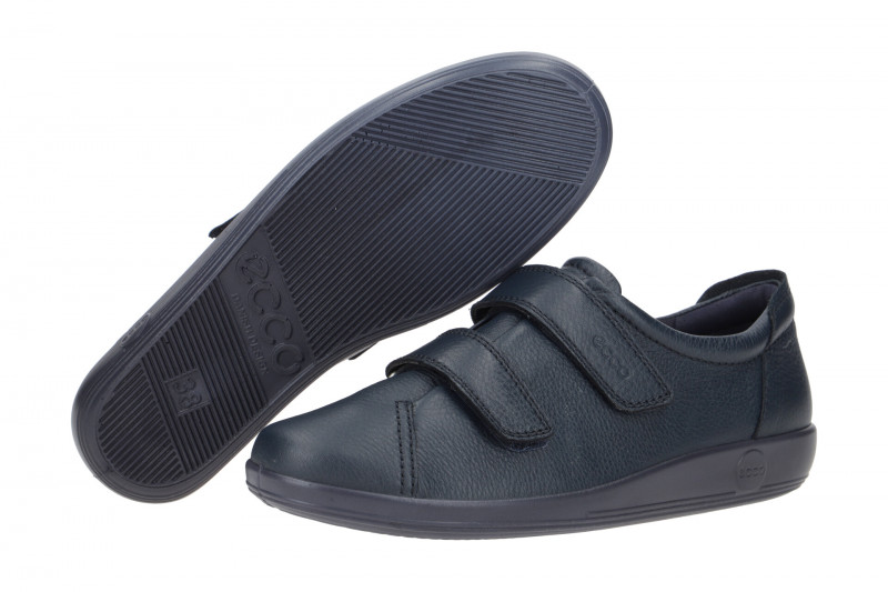 Ecco Soft 2 Schuhe blau Klett 206513