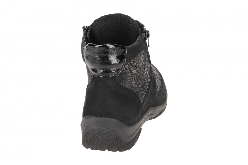 Waldläufer Hesna Stiefelette schwarz OrthoTritt H-Weite
