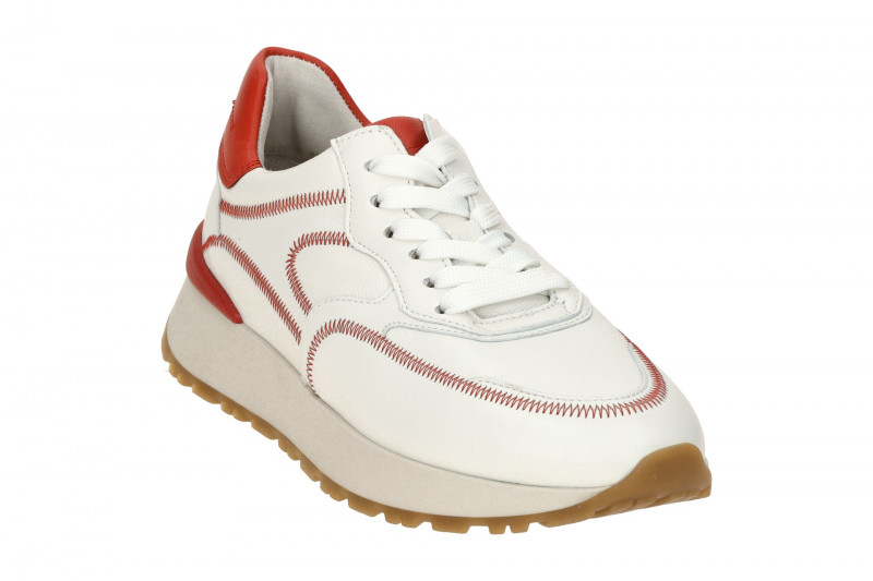 Gabor Schuhe Sneakers weiß rot 63.491.25