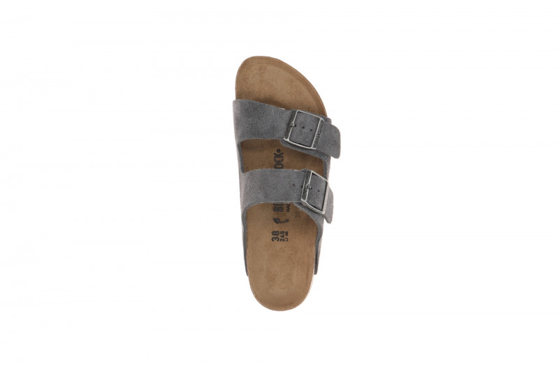 Birkenstock Arizona BS Pantolette dunkelgrau SCHMAL 1031625