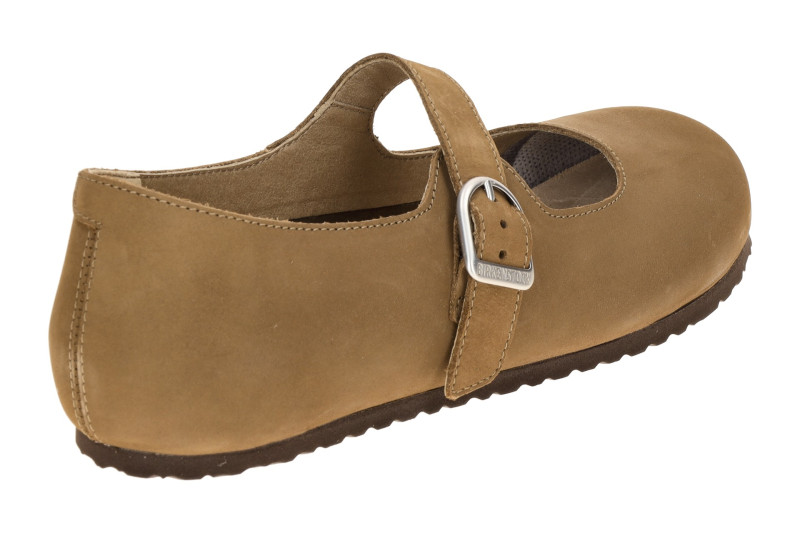 Birkenstock Santa Clarita Schuhe Mary-Jane braun tea SCHMAL 1031613