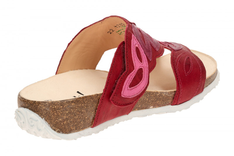 Think Mizzi Pantoletten rot fragola Oval 1283