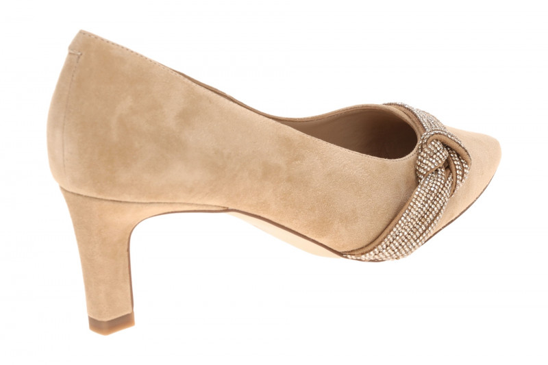 Peter Kaiser Pumps braun hazel Strass Glitzer 72406