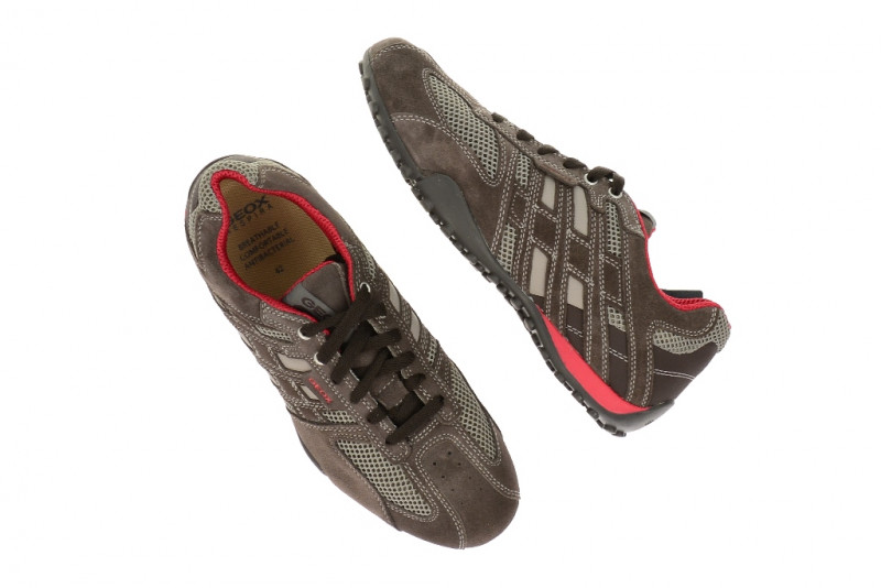 Geox Snake braun grau taupe-ebony U4207K 01422 C6105