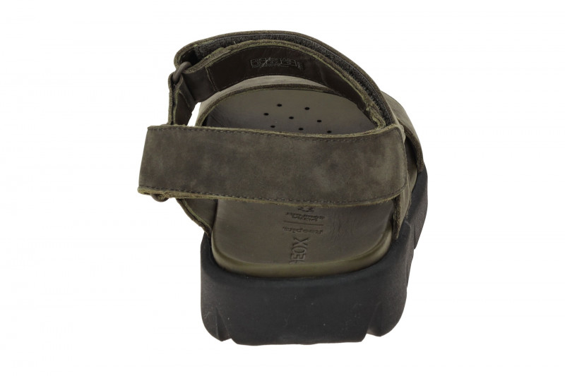 Geox Xand 2S Herren Sandalen dunkel-grün Nubuck U15BGB