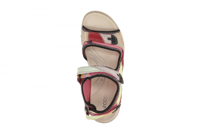 Ecco Offroad Sandale bunt pink Patchwork 822213