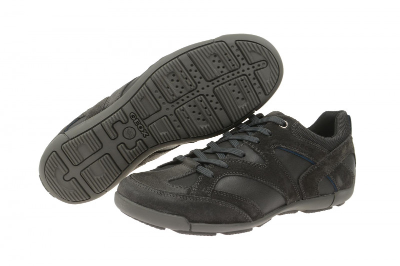 Geox Cart Schuhe grau antracite U34S4T