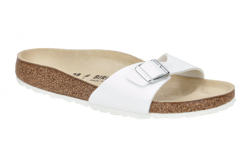 Birkenstock Madrid BS Pantolette weiß Schmal-Weit 40733