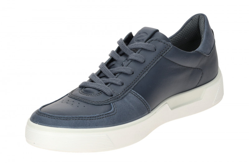 ecco Street Tray Schuhe Sneaker blau 504804