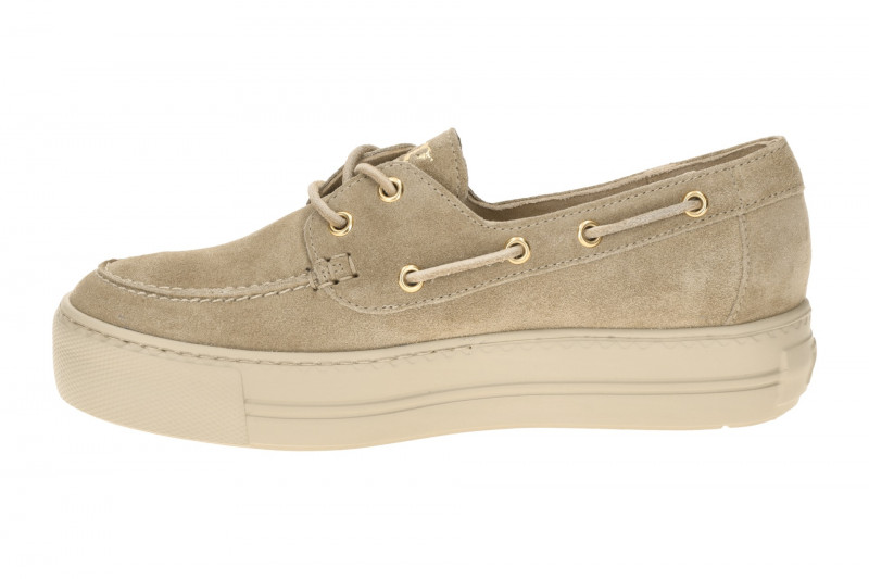 Paul Green Plateau Schuhe beige Boot Stil 1197