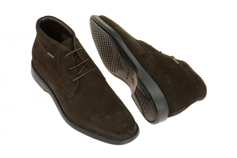 Geox Respira Brayden ABX Stiefelette in dunkelbraun - Amphibiox