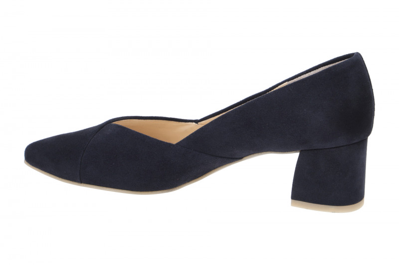 Paul Green Pumps blau Samt Velour 3740