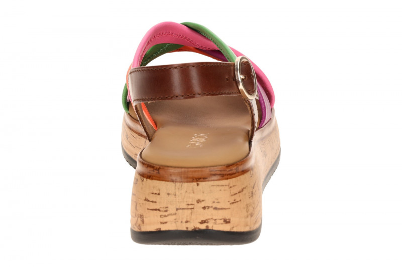 Gabor bunte Plateau Sandale orange lila pink grün mix 82.743.25