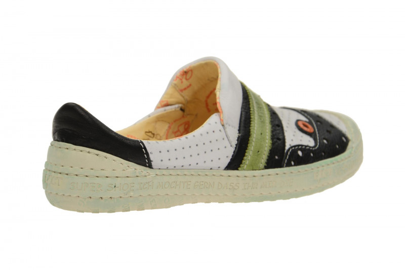 Eject Dass Pantolette weiß schwarz Clogs