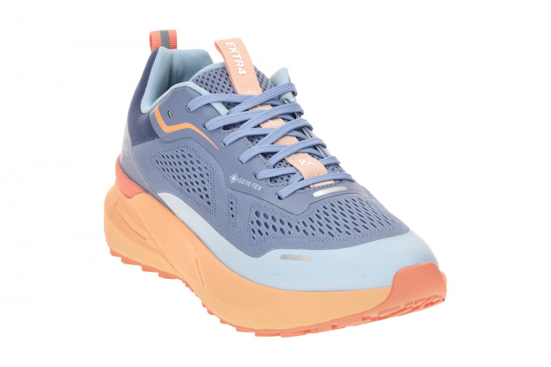 EXTR4 Kaizen Sport Sneaker blau orange Damen GORE-TEX 1205155
