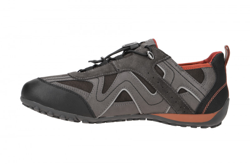 Geox Snake Sneaker Schuhe braun grau mud U2507B