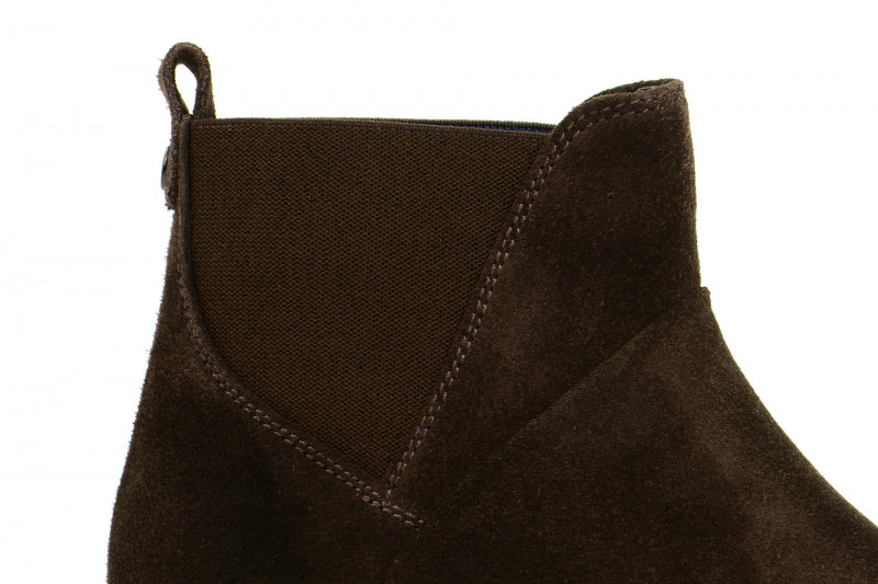 Geox Respira Mendi Stiefelette in dunkelbraun Velour