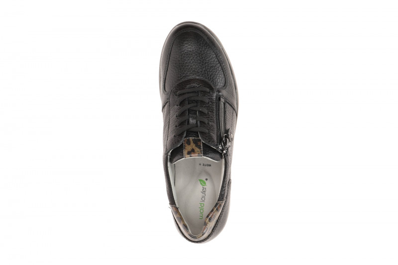 Waldläufer Lana Plateau Schuhe schwarz grau metallic 758009