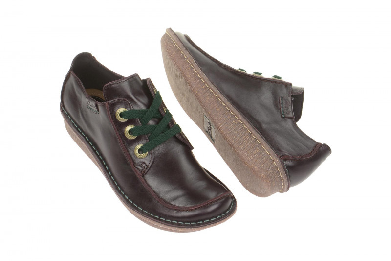 Clarks Komfort Schuhe Funny Dream lila