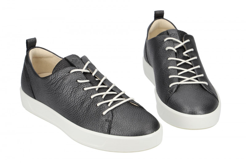 Ecco Schuhe Soft 8 Damen schwarz silber