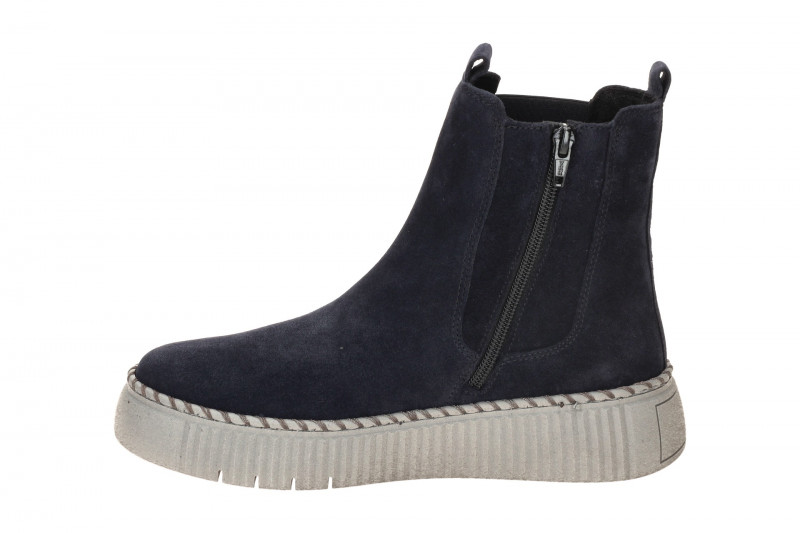 Gabor Stiefeletten blau pazifik Plateau Chelsea Stil 73.540.16