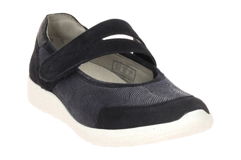 Waldläufer Ira Mary-Jane Schuhe blau notte K-Weite OrthoTritt