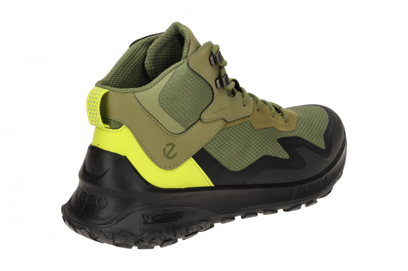 Ecco Ult-Trn Schuhe grün acorn Mid Sneaker Wasserdicht 824324