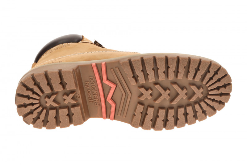 Dockers Winter Schuhe Stiefelette gelb Herren Warmfutter Boots 53AX103