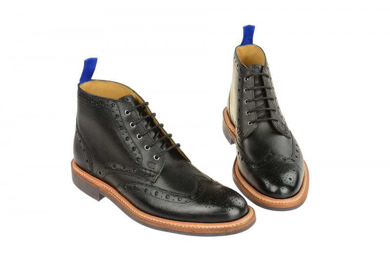 Gordon & Bros Harry Stiefel schwarz Rahmengenäht 5039-H