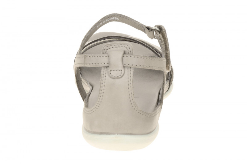 Ecco Flash Sandale grau metallic Kreuzriemen 244243