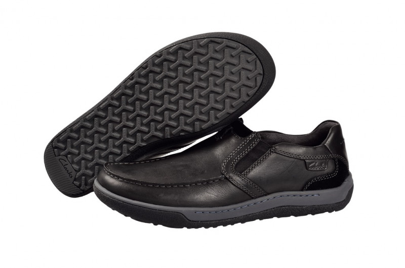 Clarks Schuhe Reeder Step in schwarz Slipper 20356947