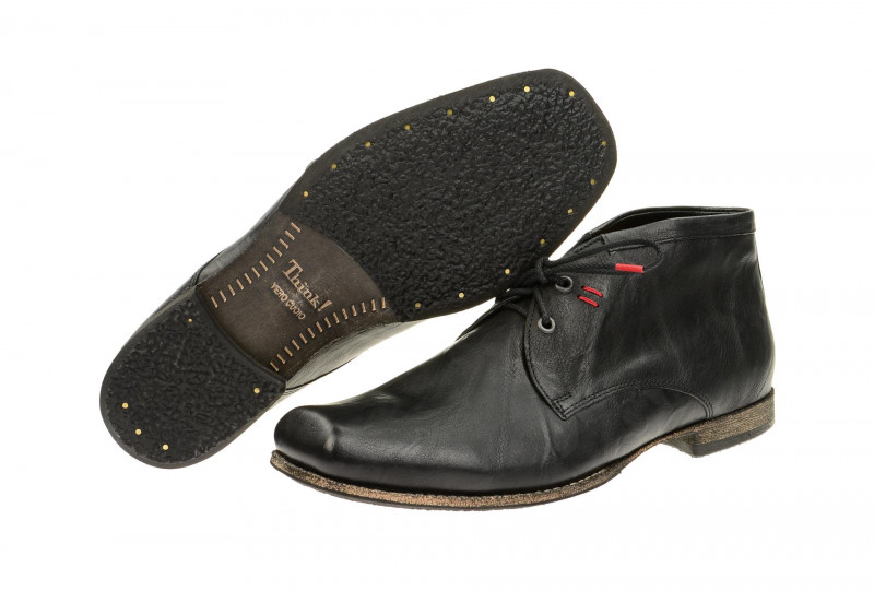 Think Guru Herren Stiefelette schwarz
