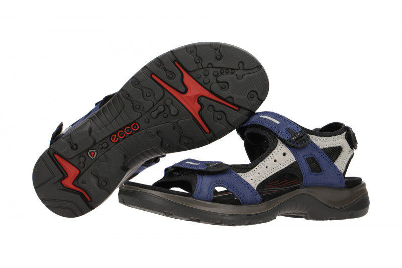 Ecco Offroad Damen Sandale blau grau