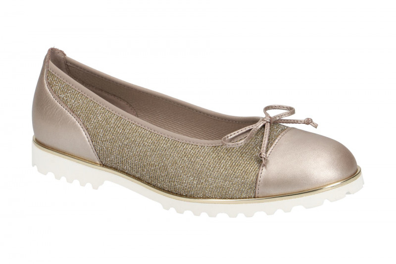 Gabor Glamour Ballerina grau gold 83.100.62