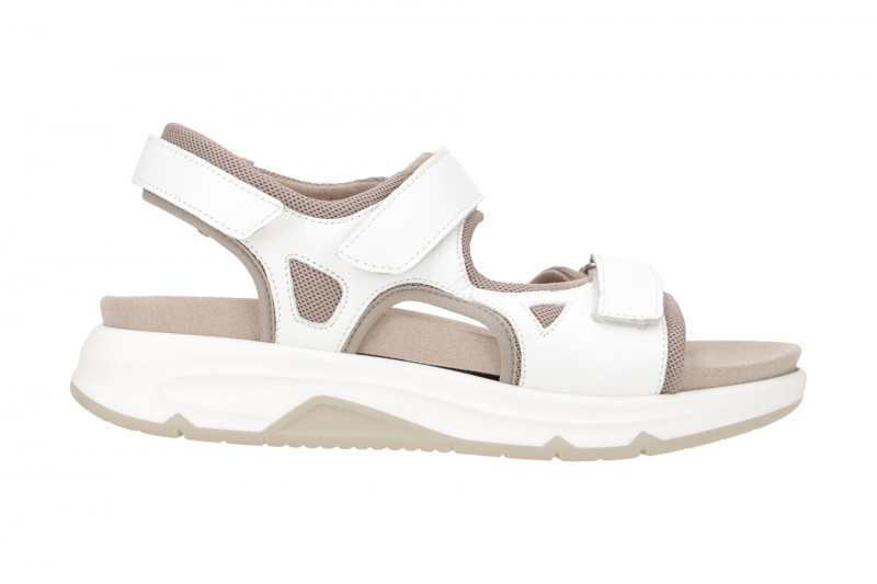 Gabor RollingSoft Sandale weiß Glattleder 86.889.60