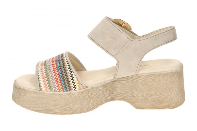 Gabor Fashion Plateau Sandalette grau multi 84.526.40