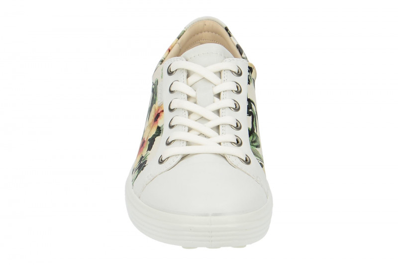 Ecco Schuhe Soft 7 weiß Blumen Print