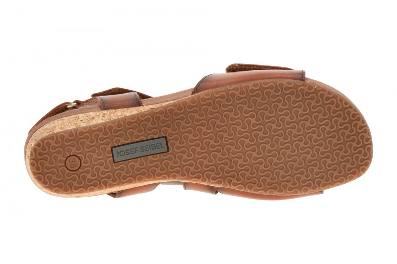 Josef Seibel Keil Sandale Fleur 01 braun Riemchen 88201