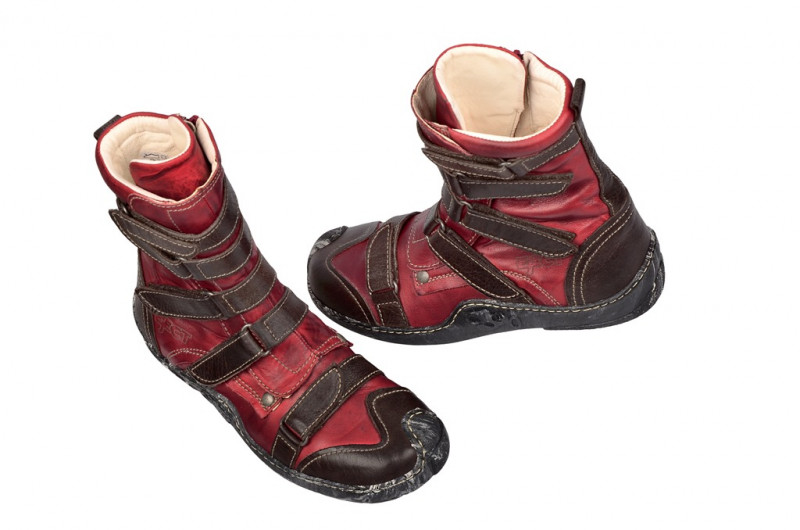 Eject Skat Stiefelette braun rot