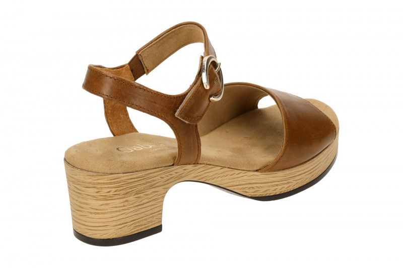 Gabor Plateau Sandalette braun Klett 82.071.53