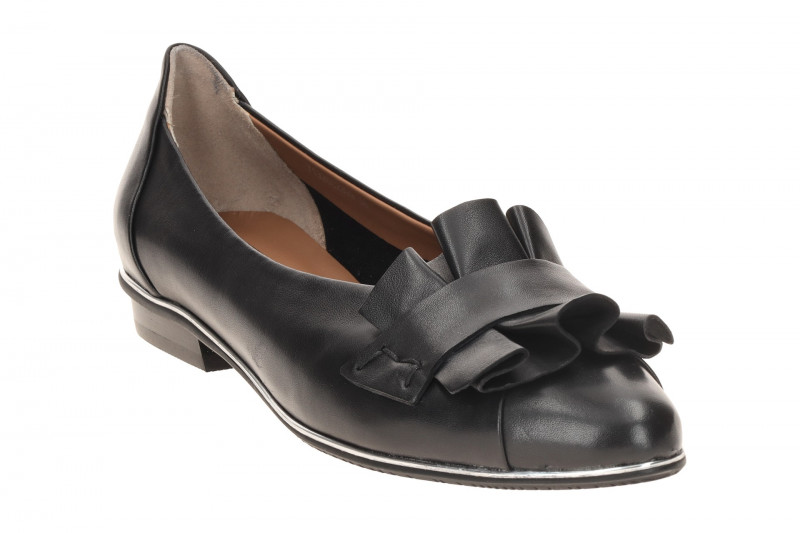 Everybody Bevin Ballerina Schuhe schwarz silber Rahmen