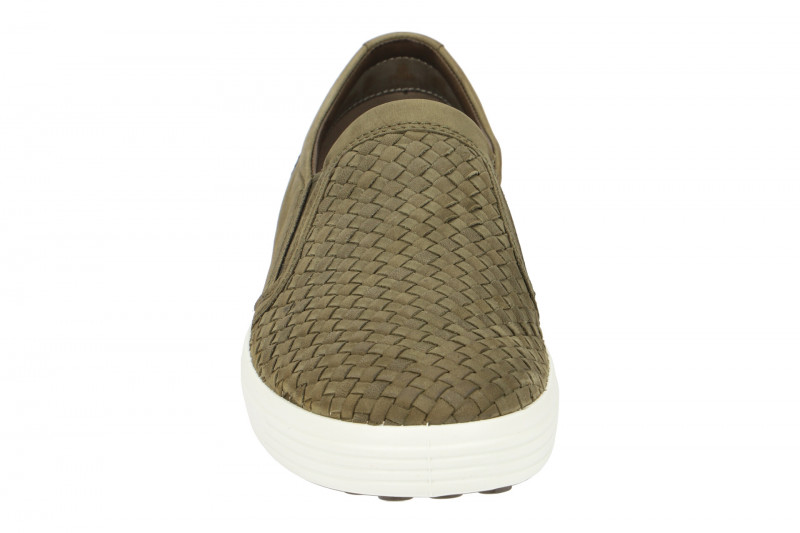 Ecco Soft 7 Schuhe Herren Slipper grün