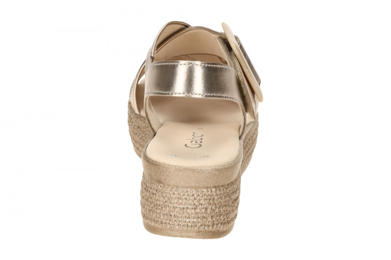 Gabor Plateau Sandale puder grau metallic 64.572.62
