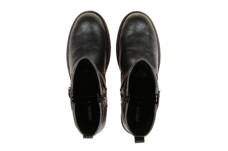 Geox Sofia Stiefel schwarz silber metallic