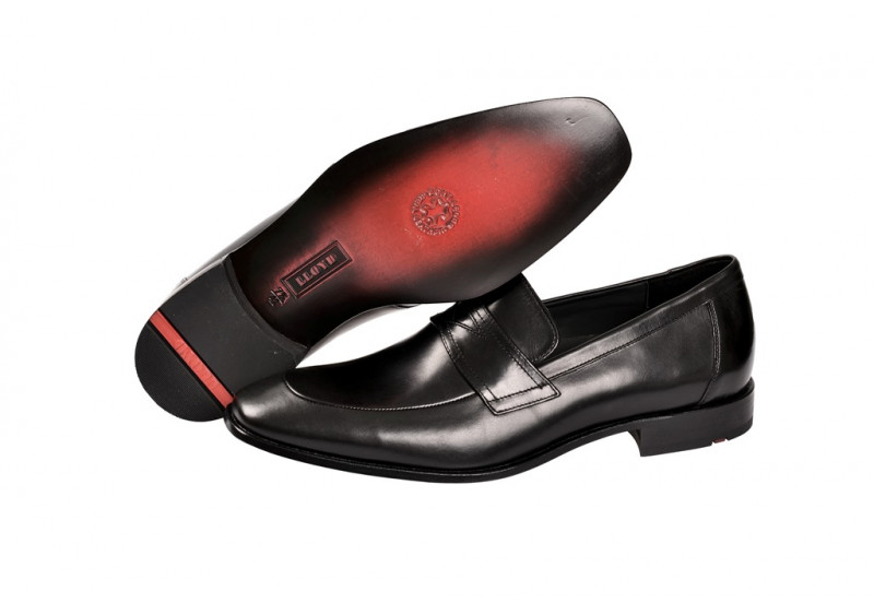 Lloyd Lapaz Slipper schwarz