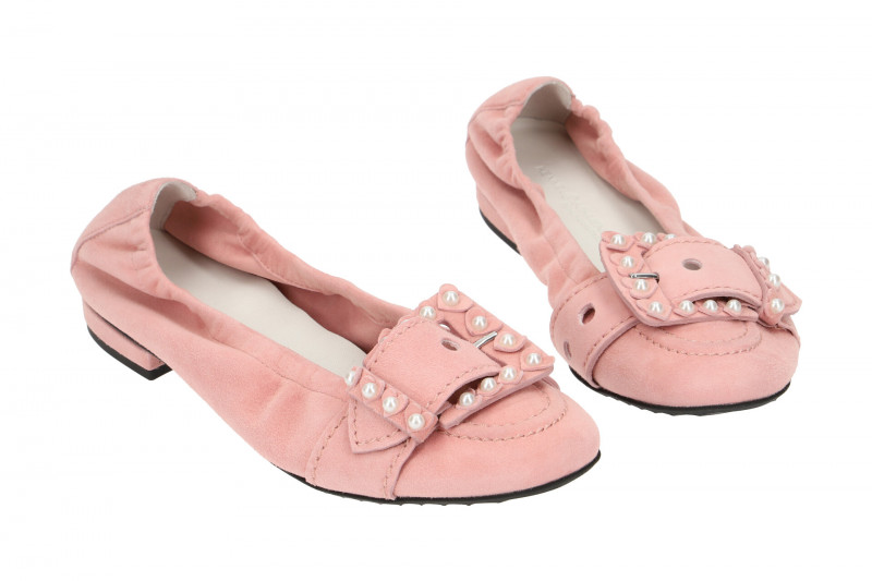 K&S Malu Ballerinas rosa pearl 10070