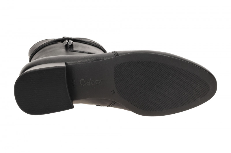 Gabor Stiefelette schwarz Deko-Schlaufe 55.672.27