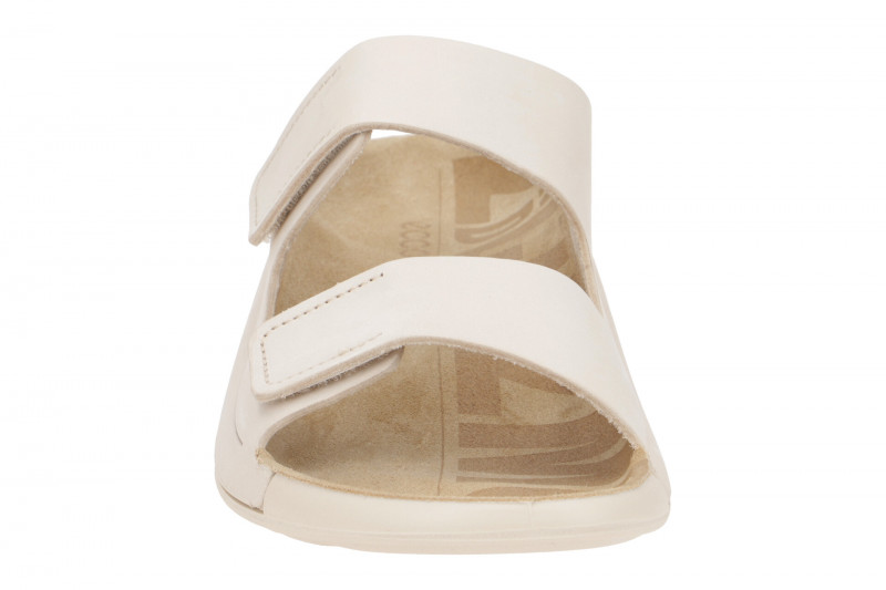 Ecco Cozmo Pantolette beige 2fach Klett 206823